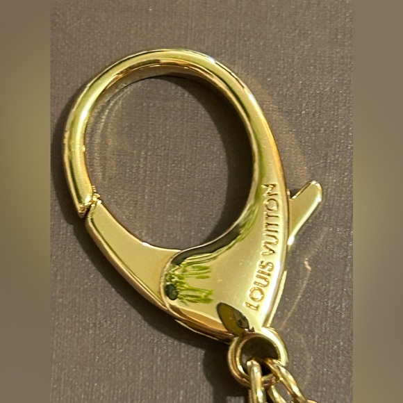 Authentic Louis Vuitton bag charm in blue & white LV flower pattern. Mint. - Picture 3 of 8